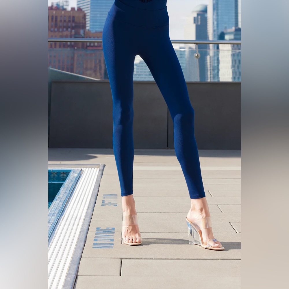 Hadia Ghaleb Starry Ballerina Blue Leggings